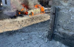 Под удар сегодня попал промышленный объект в Константиновке. Фото