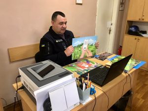 Учнями однієї зі шкіл Слов’янська онлайн розповіли про правила безпеки