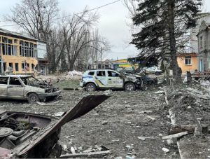 Окупанти поцілили у відділок поліції у Лимані