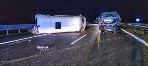 У Польщі зіткнулися два мікроавтобуси з українцями, 5 жінок госпіталізували