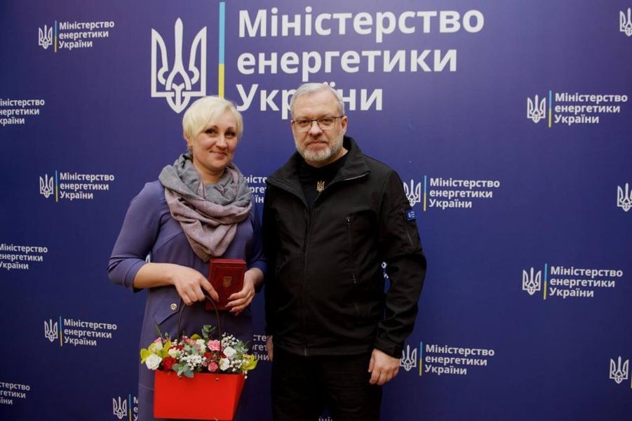 Слюсар ВБГО «Донецькоблгаз» Наталя Соловйова нагороджена орденом Княгині Ольги III ступеня.