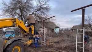 У напівзруйнованих Рубцях Лиманського району відновили газопостачання (фото, відео)