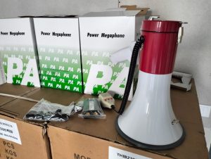 Для громад Донеччини та Луганщини закупили та передали гучномовці для сповіщення населення