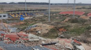 Шрами війни: як російські загарбники понівечили спортивні споруди Лиману