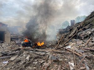 Приліт у Слов’янську сьогодні (фото, відео)