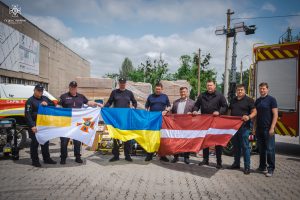 Рятувальники Донеччини отримали гуманітарну допомогу від благодійної організації Foundation “Ziedot.lv”