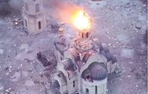 У Бахмуті згорів Благовіщенський храм