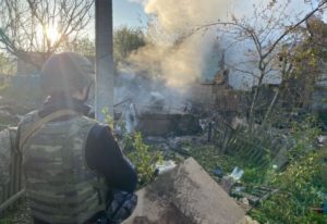 Окупанти під час масованої атаки України завдали удару дронами по Костянтинівці