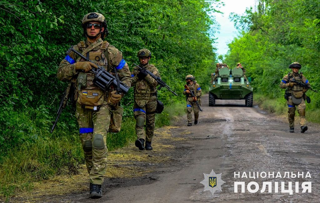 Поліція Донеччини провела навчання з деокупації населених пунктів