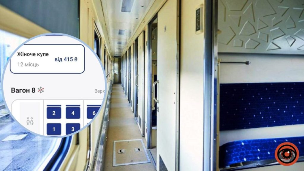 Укрзалізниця почала тестувати жіночі купе: на які маршрути відкрили продаж