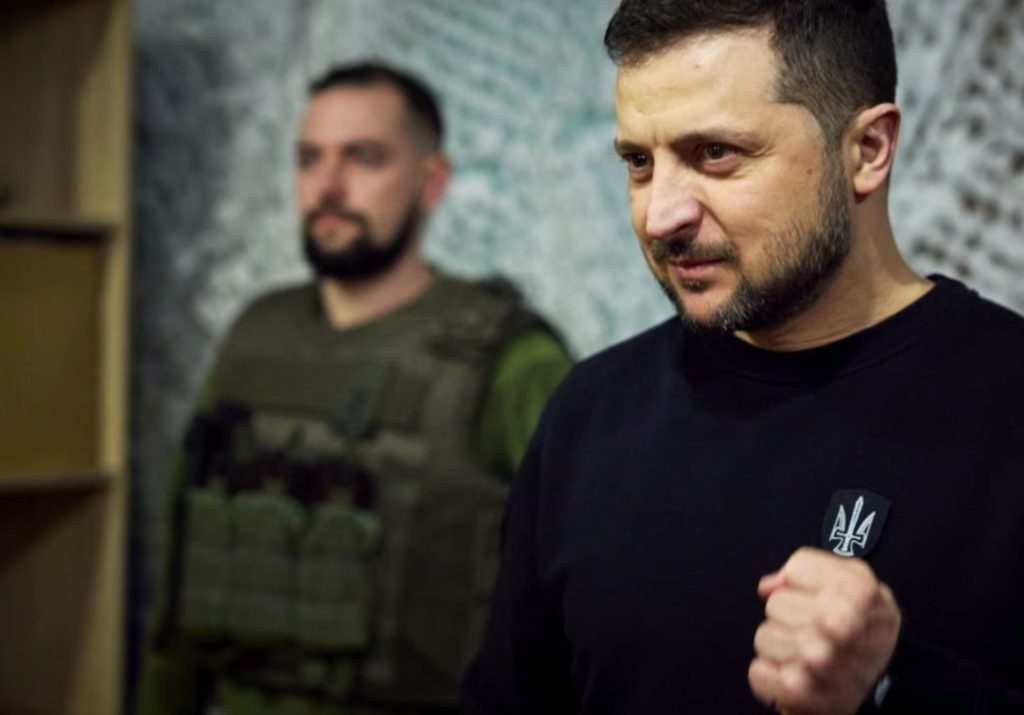 Зеленський на Донеччині зустрівся з військовими з Бахмутського напрямку