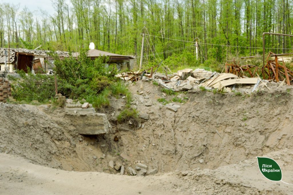 Росіяни перетворили на руїни відомий лісгосп на Донеччині (фото)