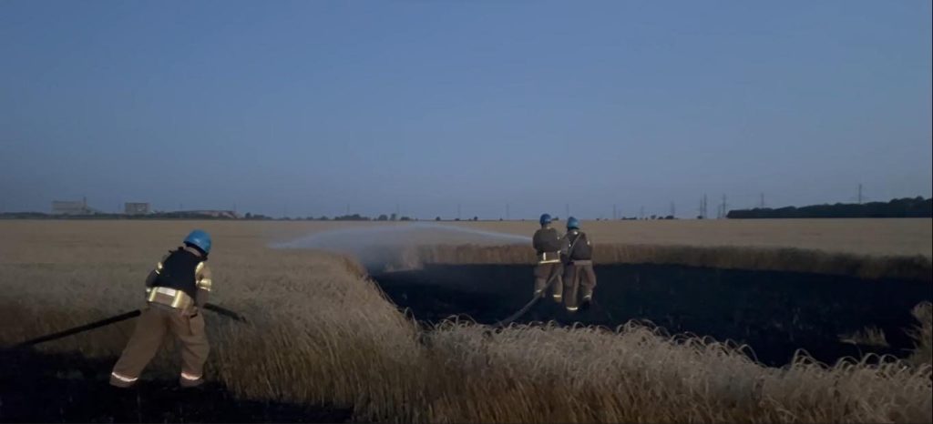 Врятувати врожай від вогню: Як на Донеччині борються з пожежами під час жнив