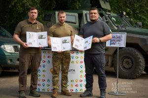 На Донеччині відбулось спецпогашення нової марки воєнного часу, присвяченої Службі безпеки України