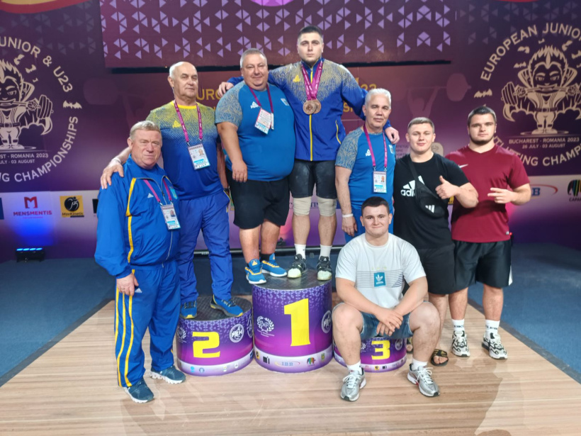 Важкоатлети Донеччини вибороли 9 медалей на чемпіонаті Європи в Румунії