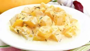 Смажений гарбуз у сметані – розпочинаємо осінь корисно