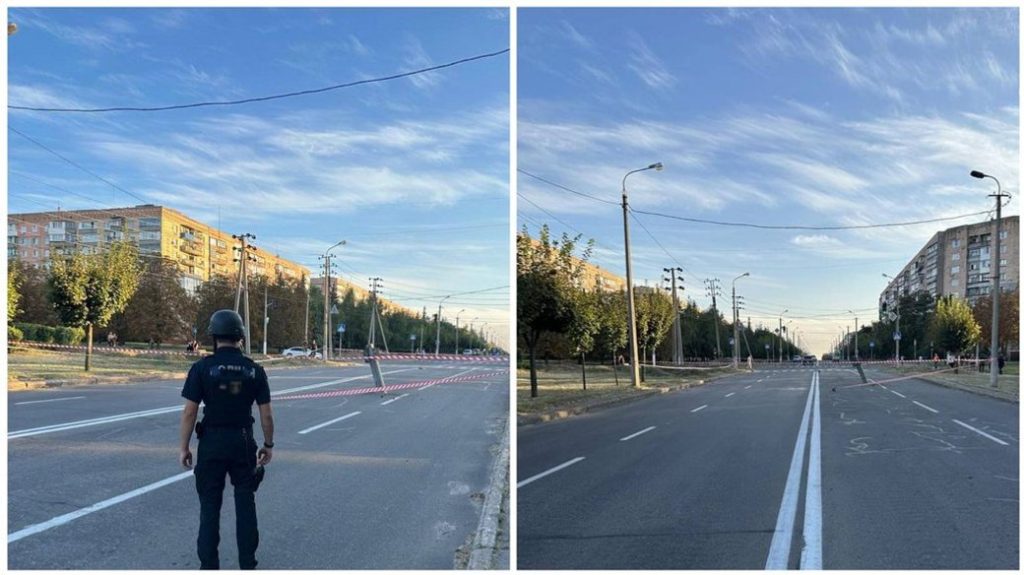 У Краматорську відремонтували дорогу, в яку влучив російський снаряд