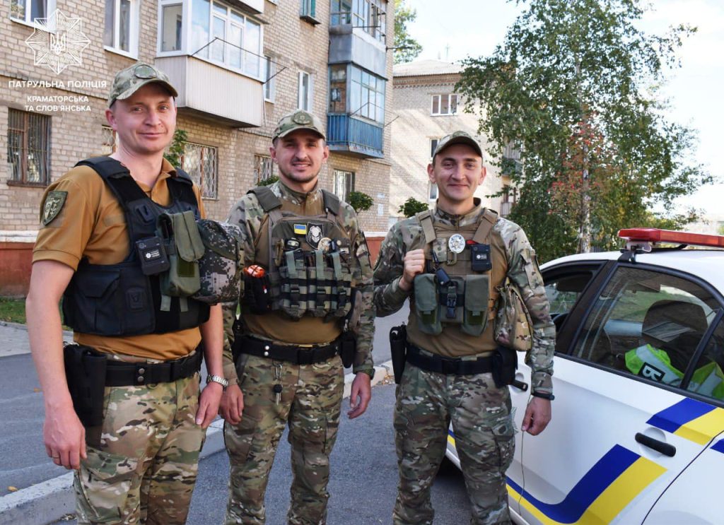 У Краматорську патрульні виявили та затримали чоловіка, ймовірно, причетного до тілесних ушкоджень