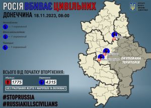 За добу росіяни поранили 3 жителів Донеччини