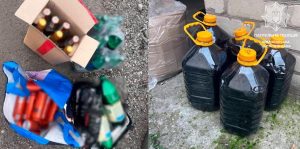 Понад 145 літрів забороненої алкогольної продукції виявили патрульні минулими вихідними