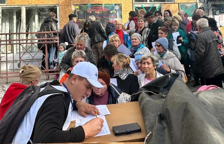 Жителі Святогірська та Тетянівки можуть отримати спальні мішки