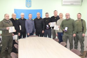 Начальники військових адміністрацій Краматорського району отримали державні нагороди