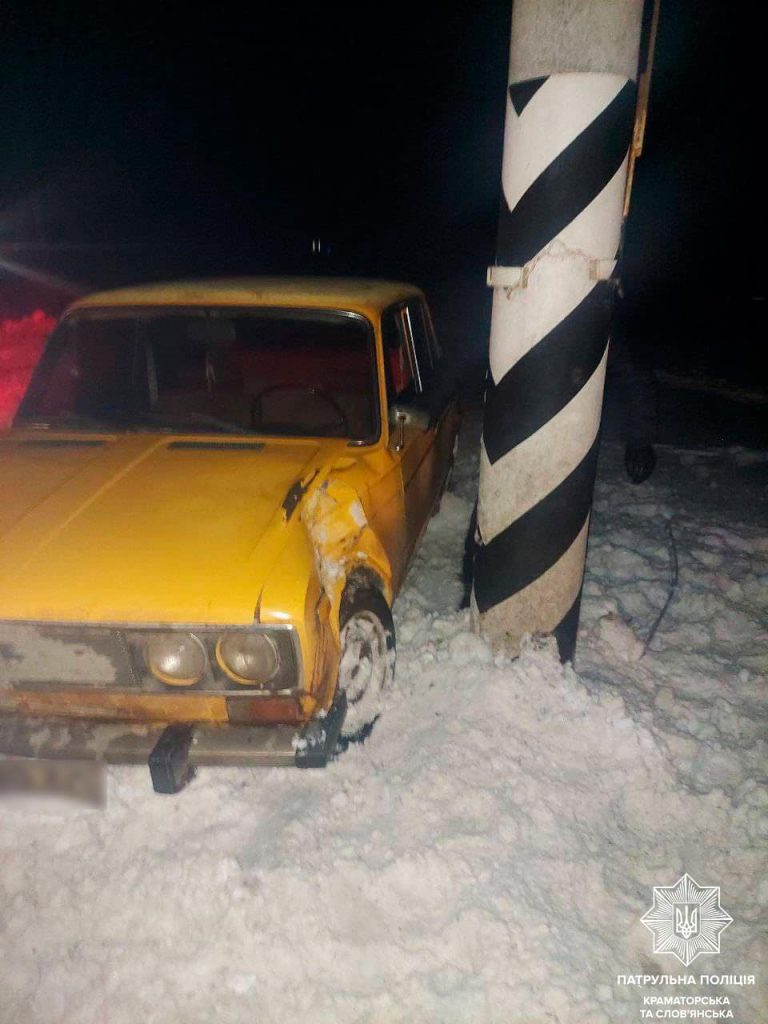 Чергова автопригода, де водія зупинила електроопора