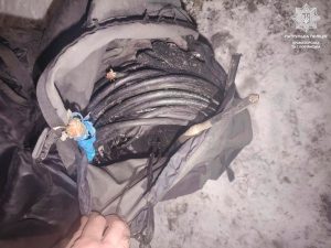 У Краматорську патрульні виявили ймовірного викрадача кабелю