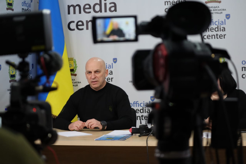 На Донеччині відбувся перший брифінг голови ОДА