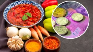 Вартість «борщового набору» в Донецькій області