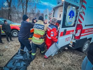 На Донеччині рятувальники врятували чоловіка, який провалився під кригу