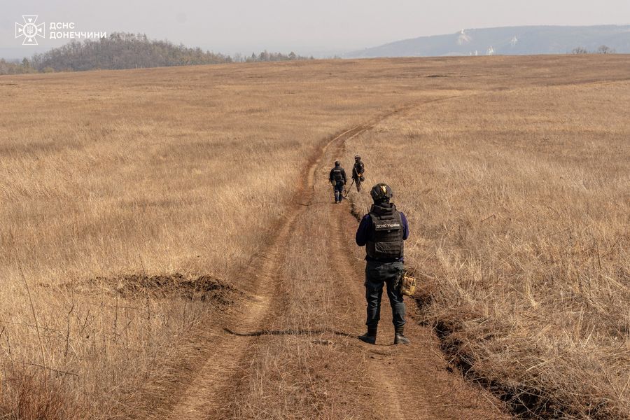 Піротехніки ДСНС виявили та знищили 105 одиниць вибухонебезпечних предметів на території Донеччини