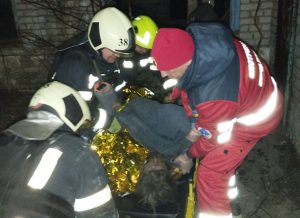 У Слов’ янську  під час ліквідації пожежі надзвичайники врятували чоловіка