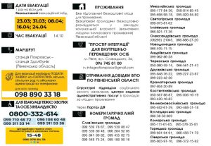 Як зареєструватись на безкоштовну евакуацію та отримати безоплатне проживання у Рівненській області