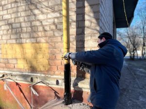 На газових мережах Слов’янська виявлено та ліквідовано 2 пошкодження, які виникли внаслідок бойових дій