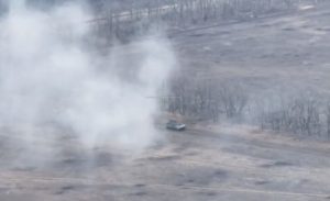 На Лиманському напрямку ЗСУ знищили колону ворожої техніки