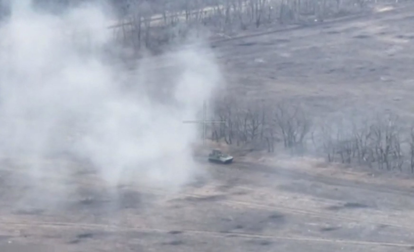 На Лиманському напрямку ЗСУ знищили колону ворожої техніки