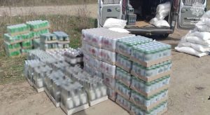 У Краматорську затримали чоловіка який перевозив 940 літрів алкоголя