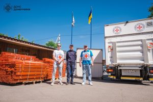 Піротехніки Донеччини отримали гуманітарну допомогу від Міжнародного комітету Червоного Хреста України