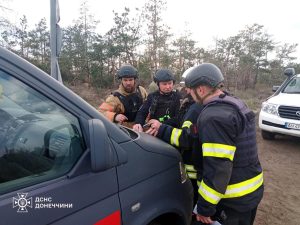 Рятувальники розповіли як гасили пожежу під Лиманом