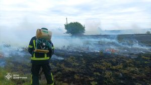 Минулої доби рятувальники ліквідували 18 пожеж на території Донецької області, 3 з яких виникли внаслідок обстрілів