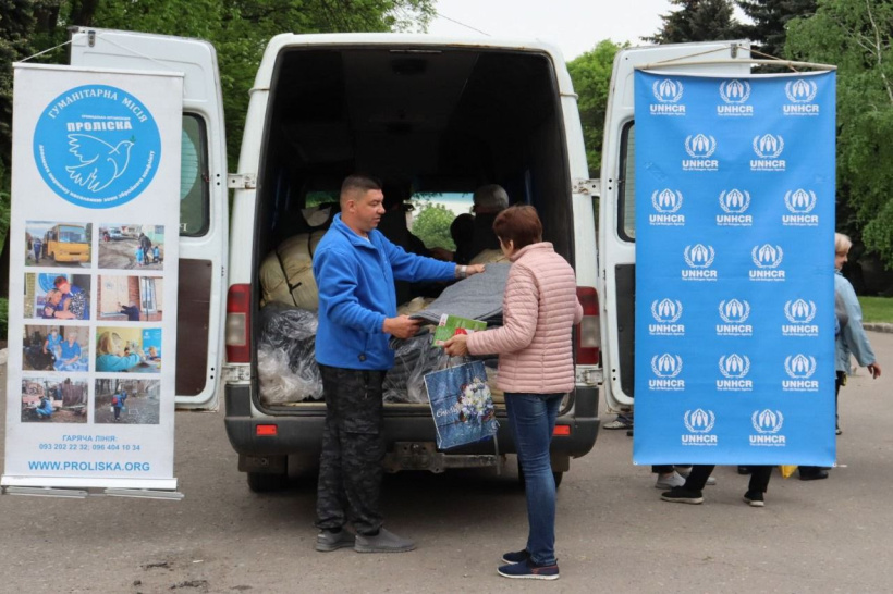 Гуманітарна допомога в Донецькій області: Слов’янська громада серед отримувачів
