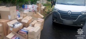 Патрульні продовжують виявляти фальсифіковані тютюнові вироби