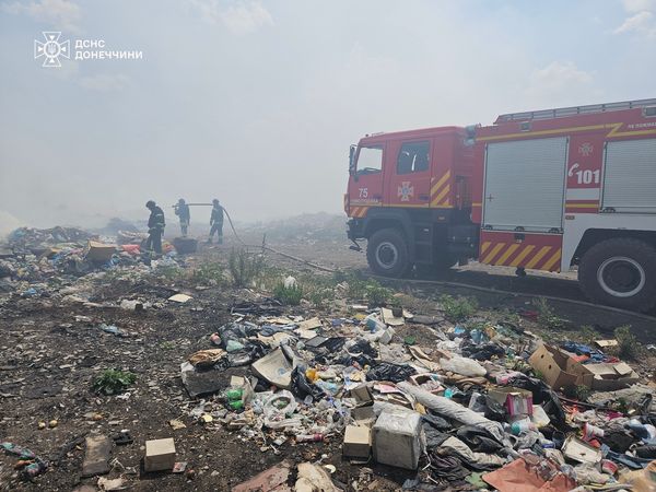 19 пожеж рятувальники Донеччини ліквідували протягом минулої доби
