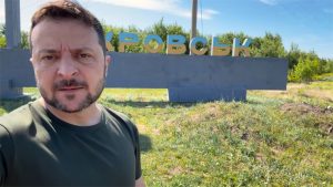 Зеленський відвідав Донеччину та представив нового командувача Об’єднаних сил  Андрія Гнатова