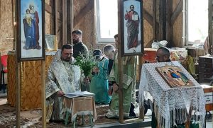 У день Святої Трійці відбулось освячення купола та хреста церкви ПЦУ у Слов’янську (фото)