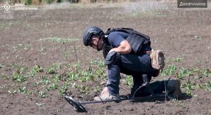 Піротехніки показали як проходить розмінування у Донецькій області