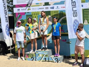 Слов’янські триатлети вибороли «золото» і «срібло» чемпіонату України з акватлону