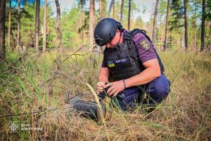 У Святогірську піротехніки знищили протитанкову міну ПТМ-4