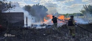 Минулої доби рятувальники Донеччини ліквідували 14 пожеж на території області, 7 з яких виникли внаслідок обстрілів